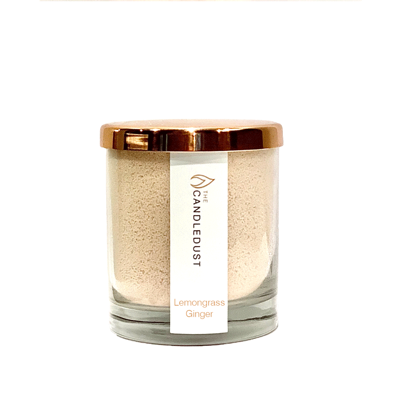 Powdered Candle in Glass (Dark Honey) 160g