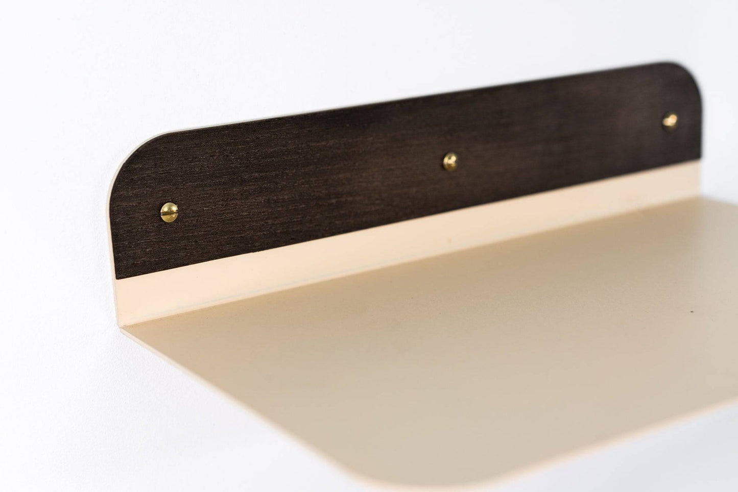 Metal Wall Hanging Shelf (Green/Beige)