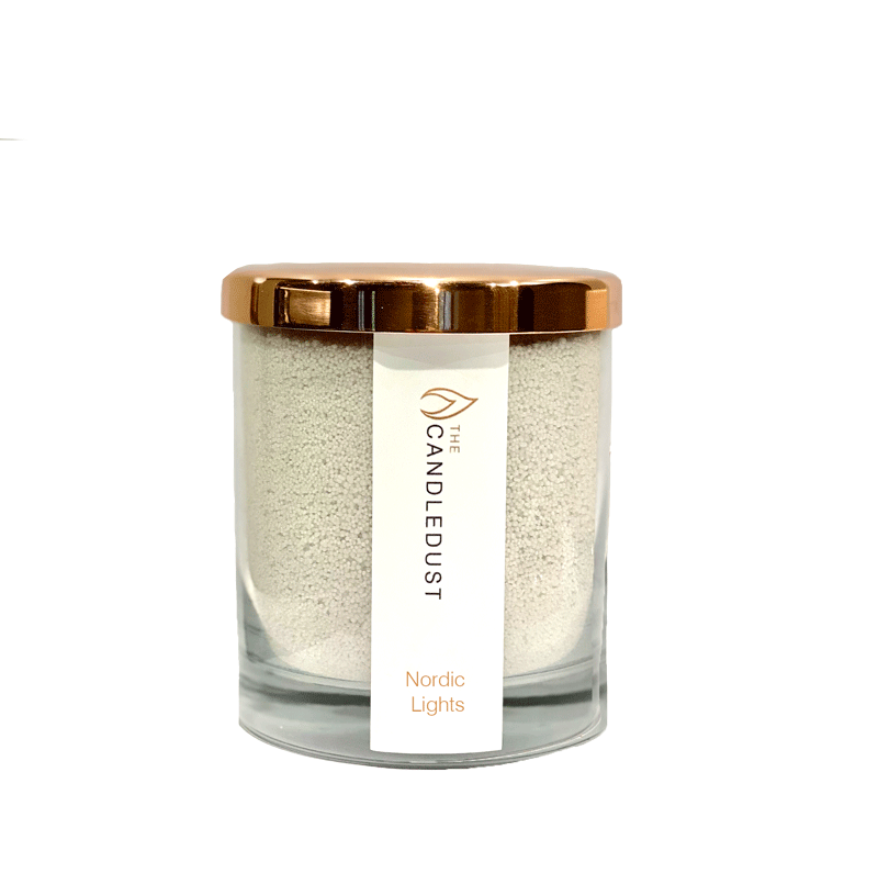 Powdered Candle in Glass (Nordic Lights) 160g